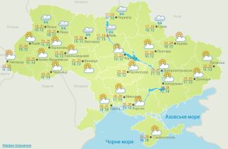 прогноз погоды в Украине