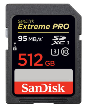 карта пам'яті SanDisk 512 гігабайт