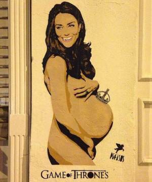 гола вагітна кейт мідлтон графіті