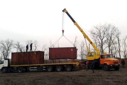 Азовські промисловці передали Нацгвардії 12 мобільних пунктів обігріву (ФОТО)