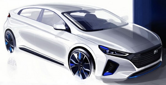 Hyundai Ioniq ескіз