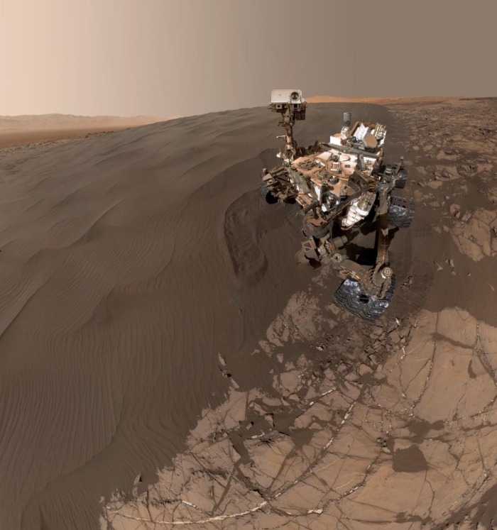 Curiosity селфі на марсі