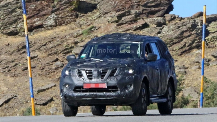 Nissan Navara на тестах