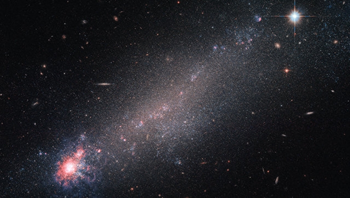 "Космічний вітер" в галактиці NGC 4861