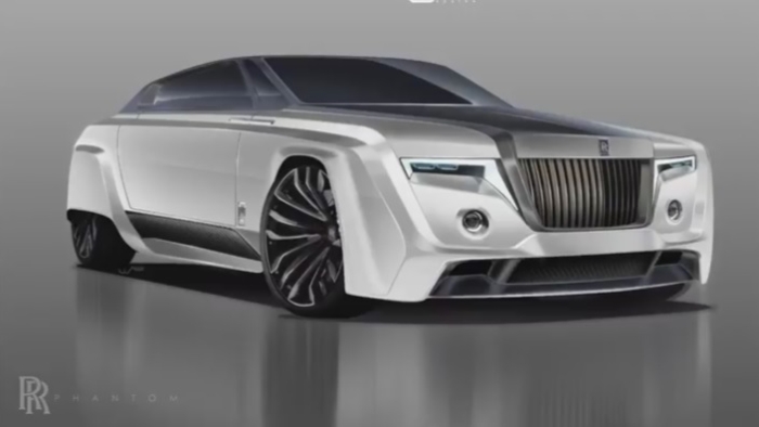 Опубліковано рендерне зображення моделі Rolls-Royce Phantom 2050 року