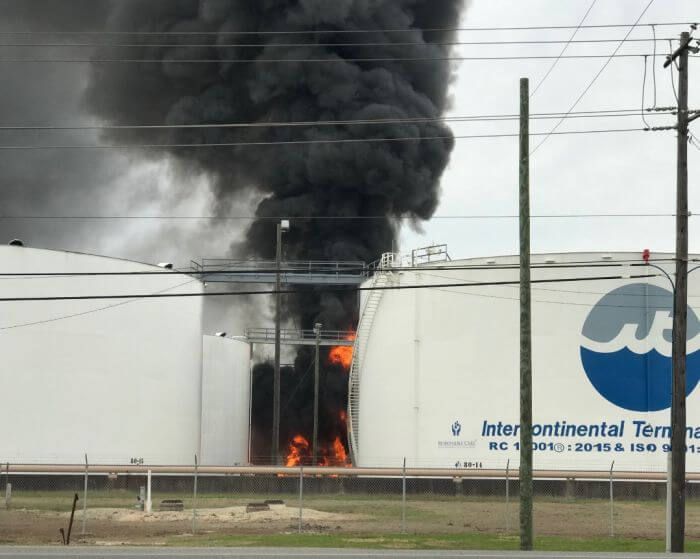 пожежа на сховищі нафтопродуктів Intercontinental Terminals Company
