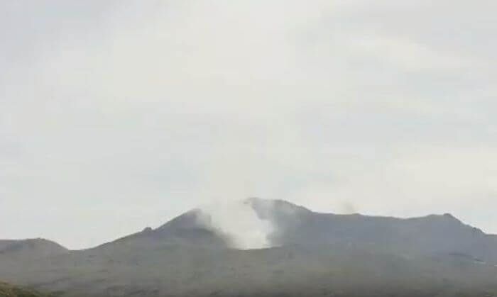 виверження вулкана Асо