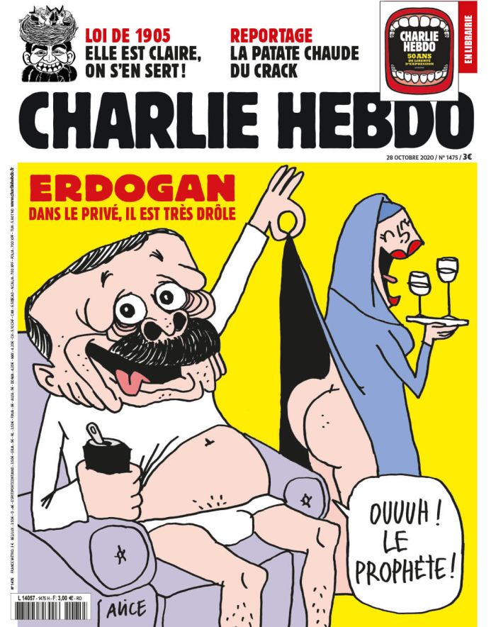 Charlie Hebdo випустив номер із карикатурою на Ердогана