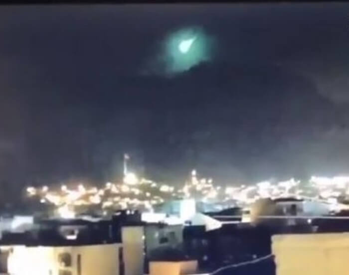 на заході Туреччини падіння метеорита