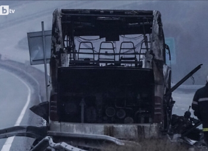 згорів автобус болгарія