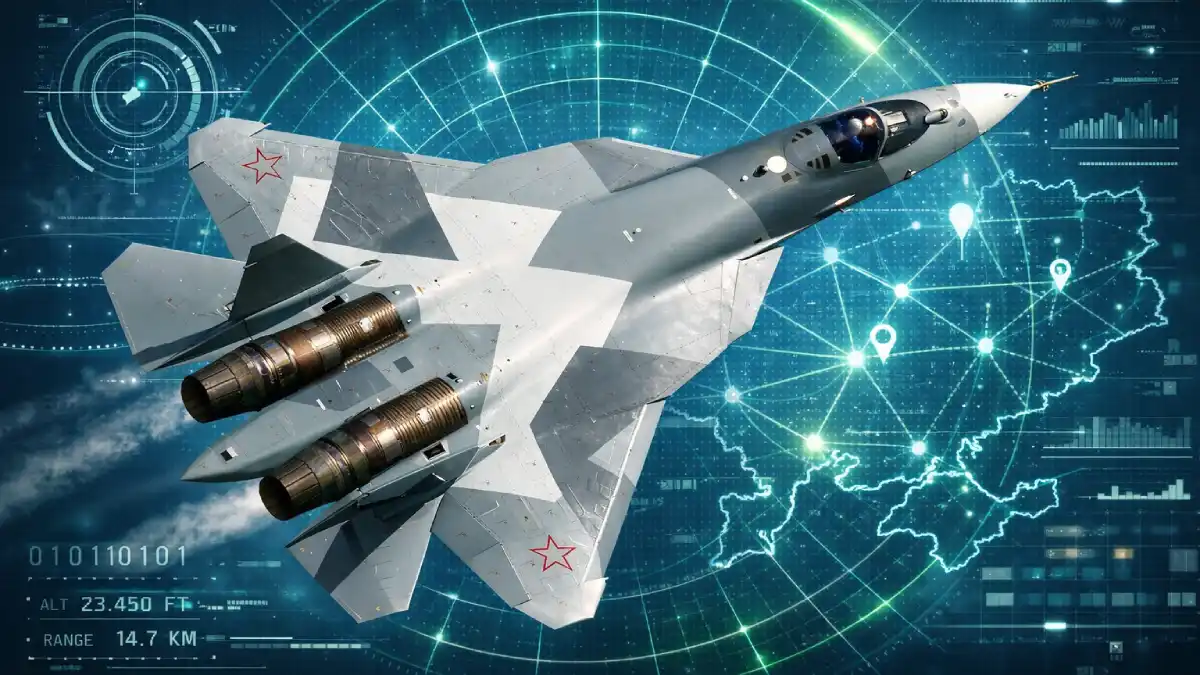 Су-57 та система ППО Росії Енгельс Москва