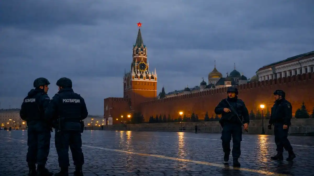 Червона площа в Москві після скасування масового військового фестивалю